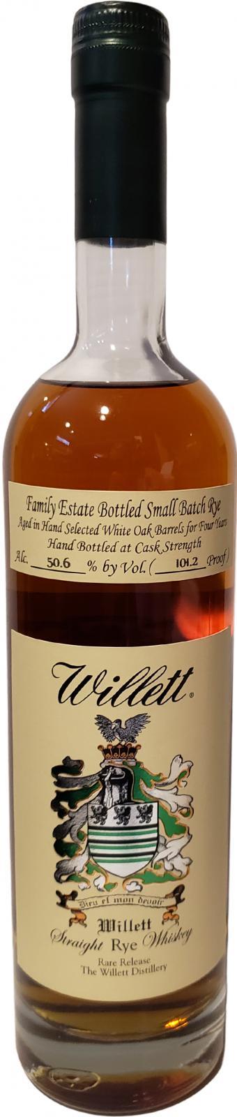 Willett 04-year-old  Family Estate Bottled Small Batch Rye