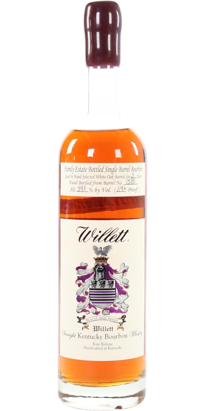 Willett 05-year-old  Family Estate Bottled Single Barrel Bourbon