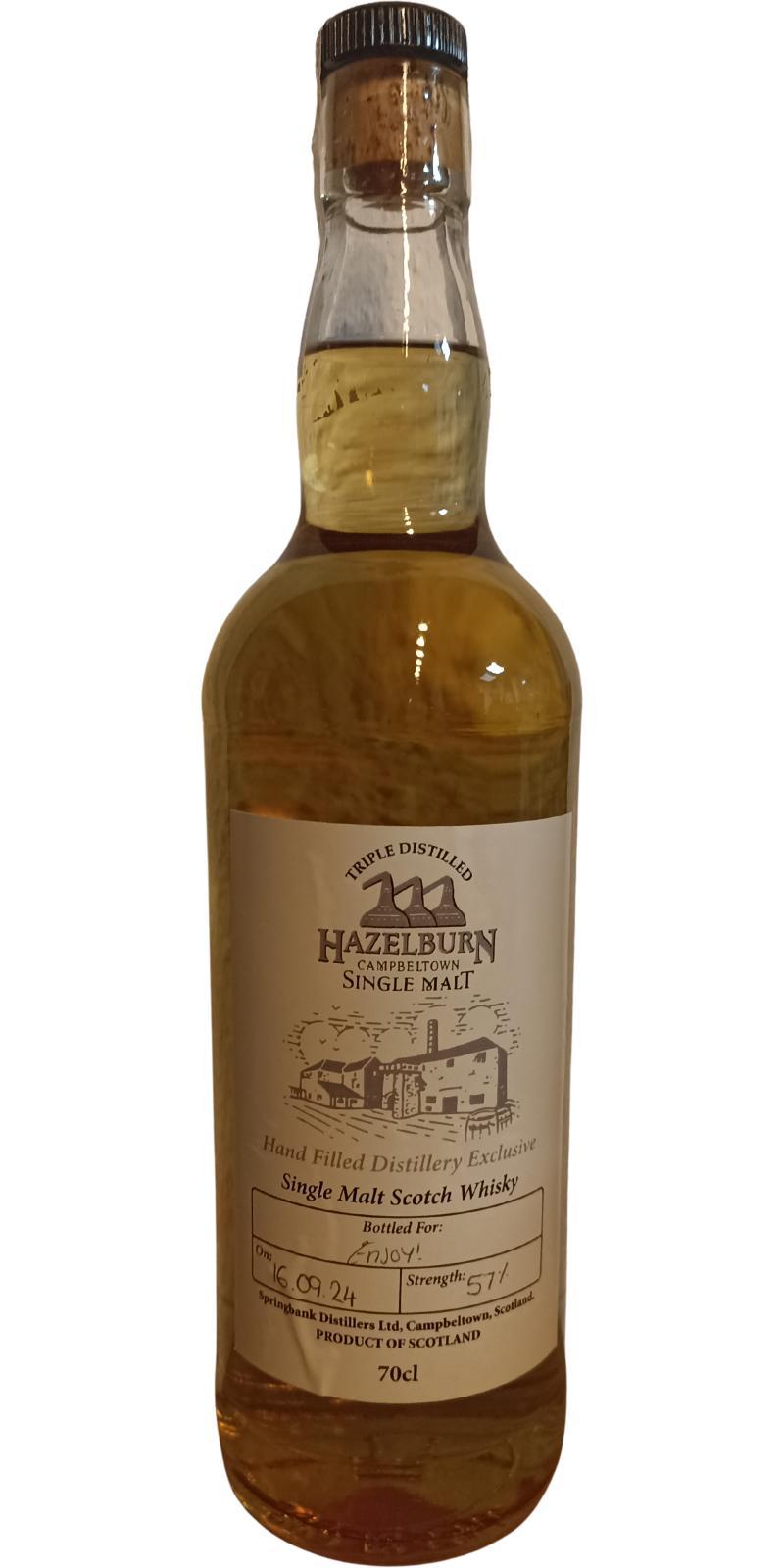 Hazelburn Hand Filled Distillery Exclusive