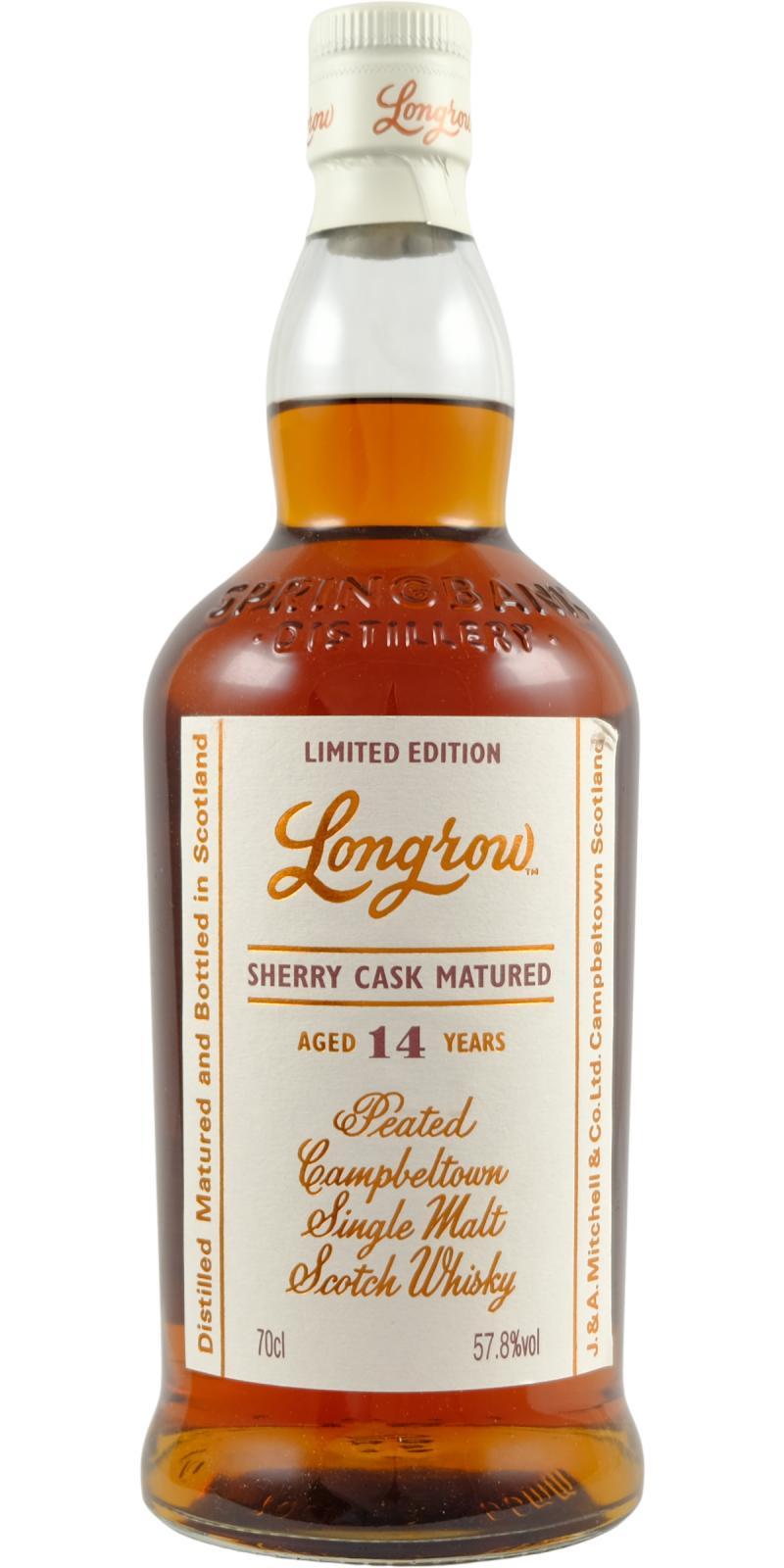 Longrow 14-year-old Sherry Cask Matured - Limited Edition