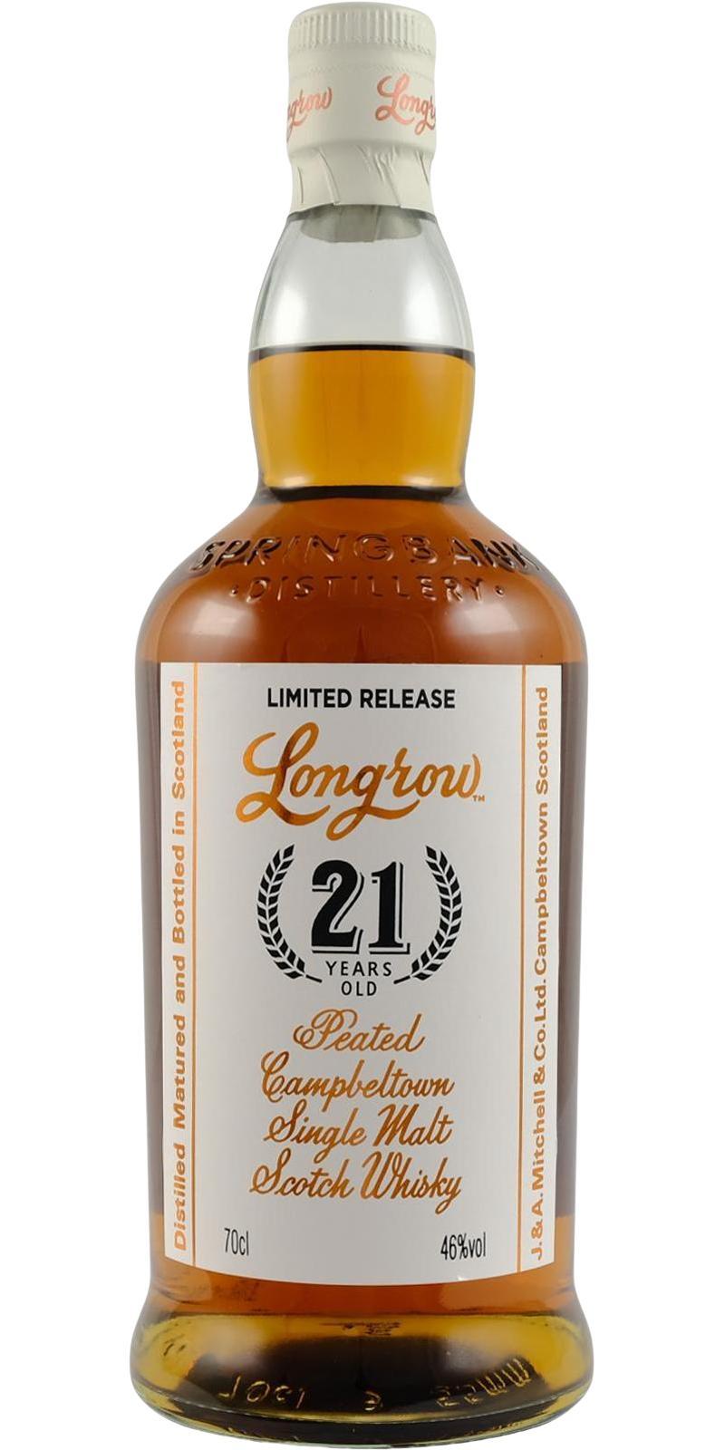 Longrow 21-year-old Limited Release
