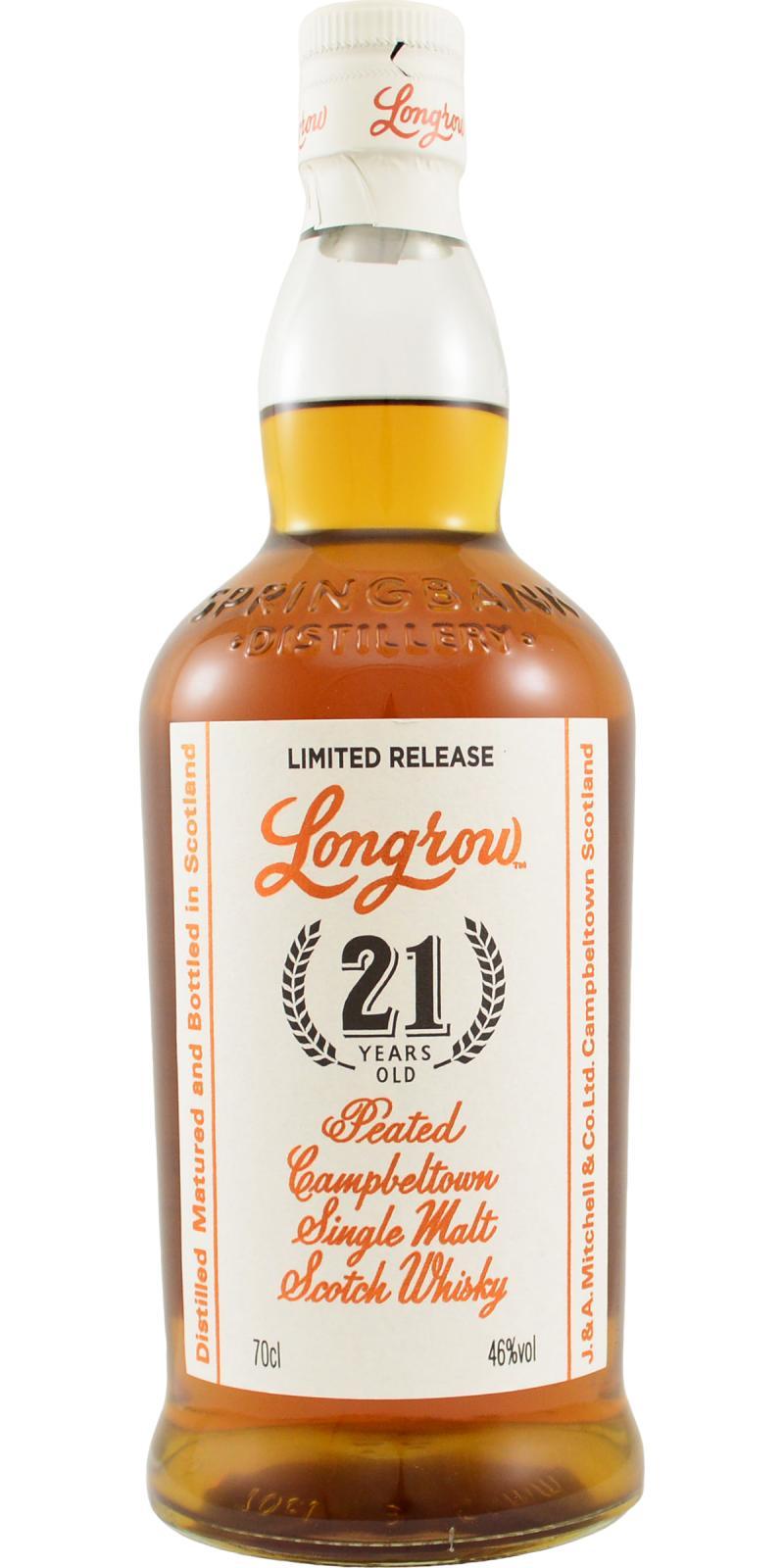 Longrow 21-year-old Limited Release