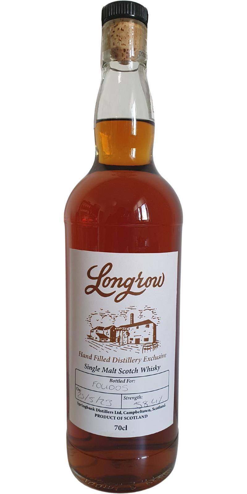 Longrow Hand Filled Distillery Exclusive