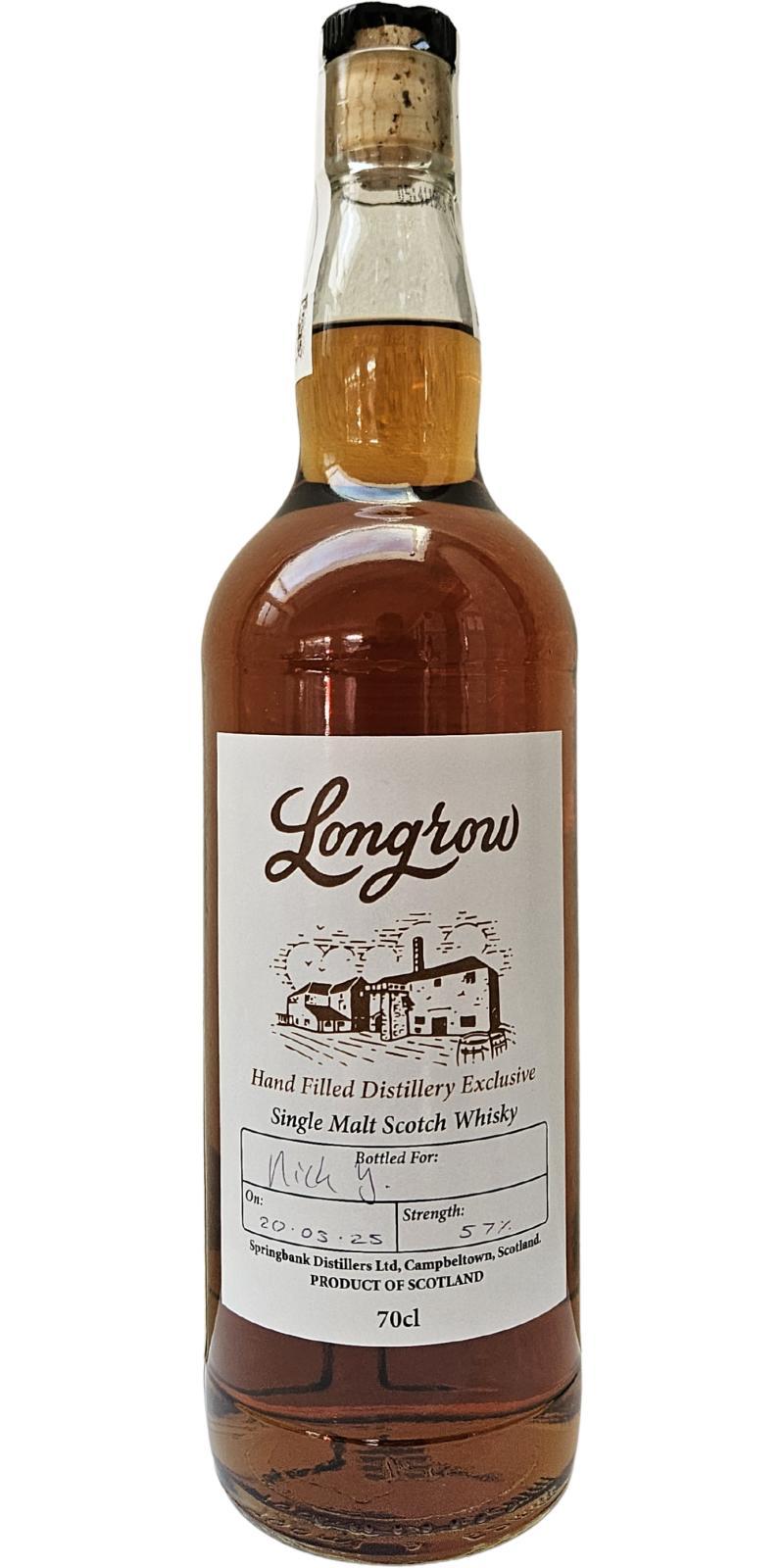 Longrow Hand Filled Distillery Exclusive