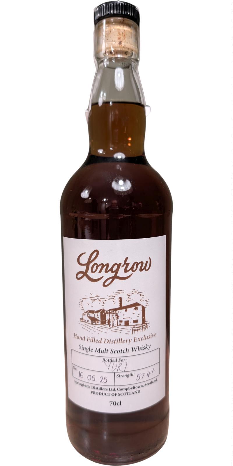 Longrow Hand Filled Distillery Exclusive