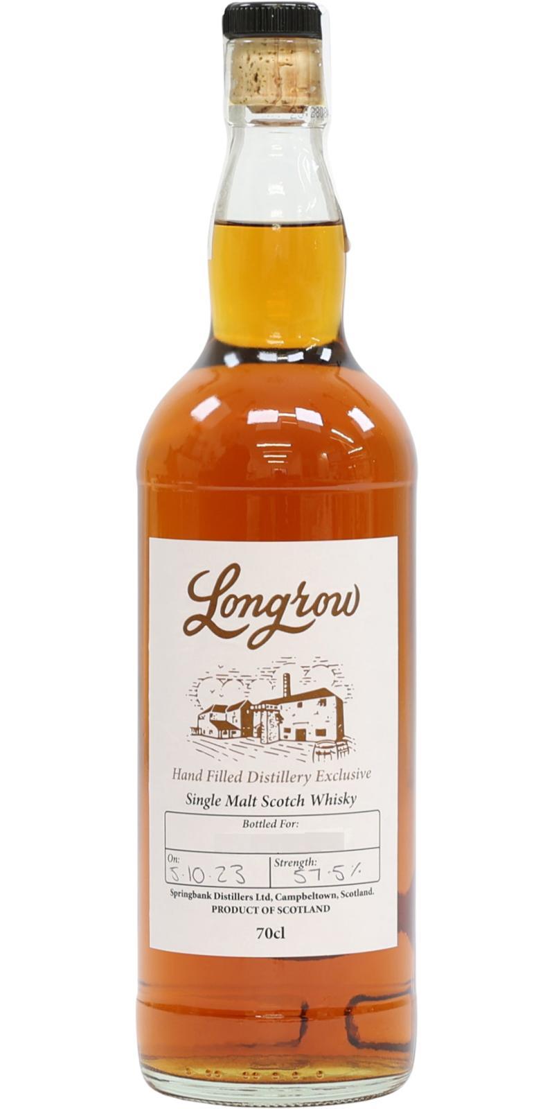 Longrow Hand Filled Distillery Exclusive