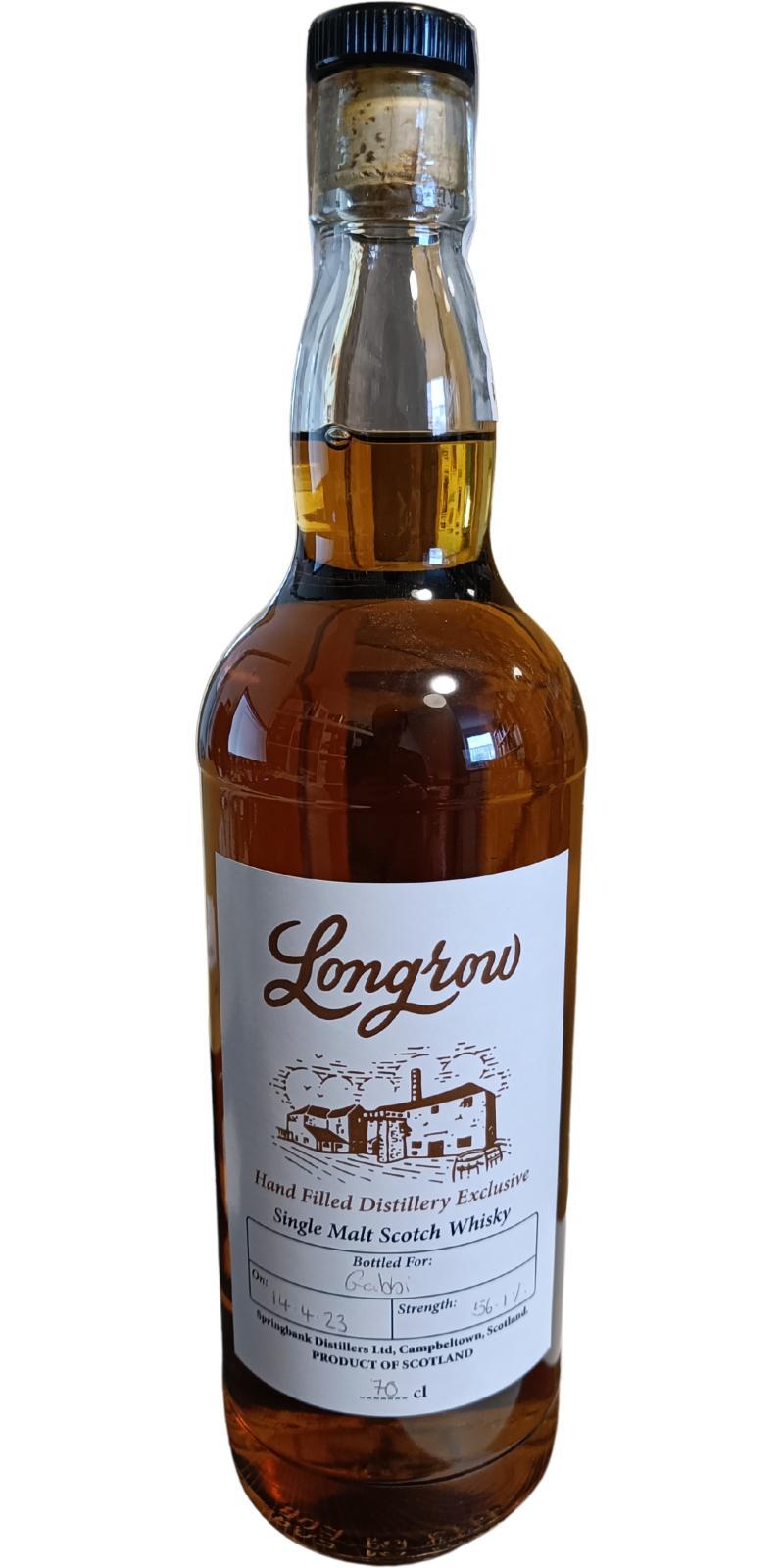 Longrow Hand Filled Distillery Exclusive