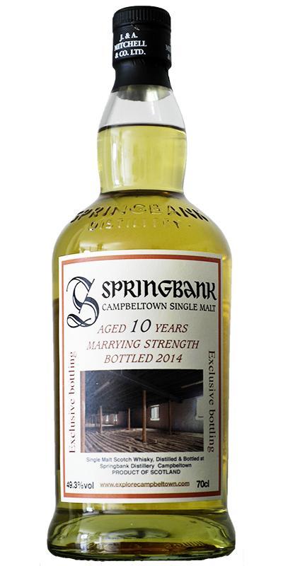 Springbank 10-year-old Marrying Strength