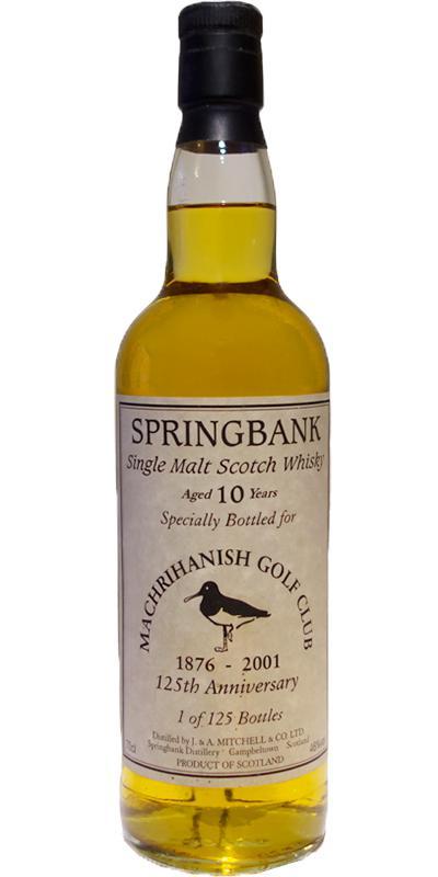 Springbank 10-year-old Private Bottling