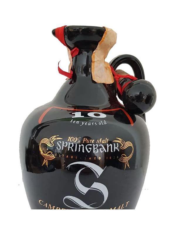 Springbank 10-year-old Ceramic Jug - black