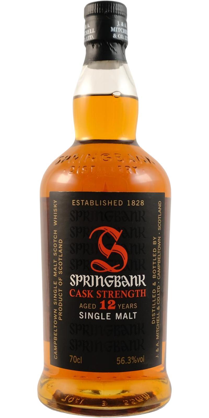 Springbank 12-year-old Cask Strength