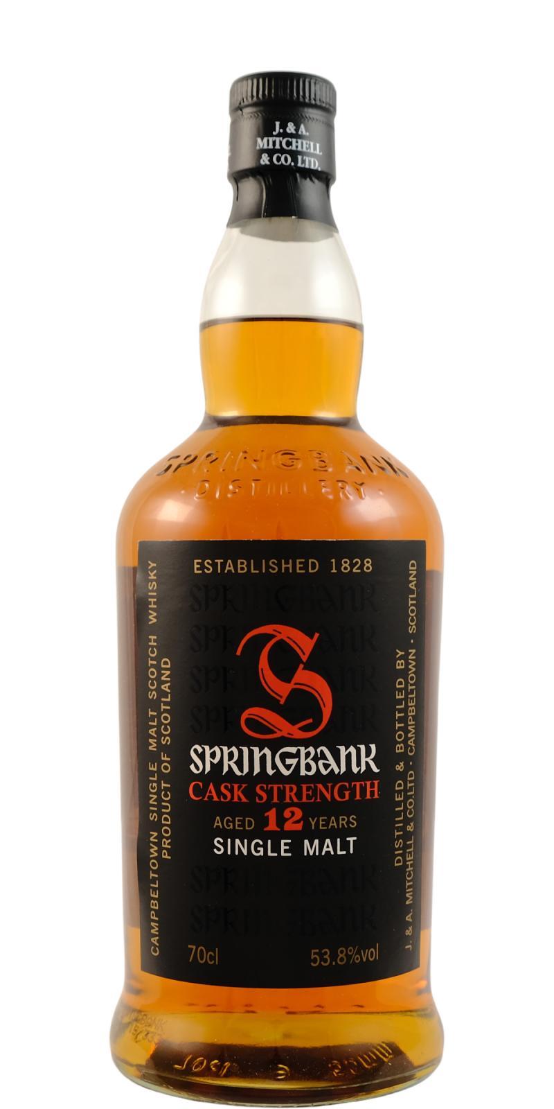 Springbank 12-year-old Cask Strength