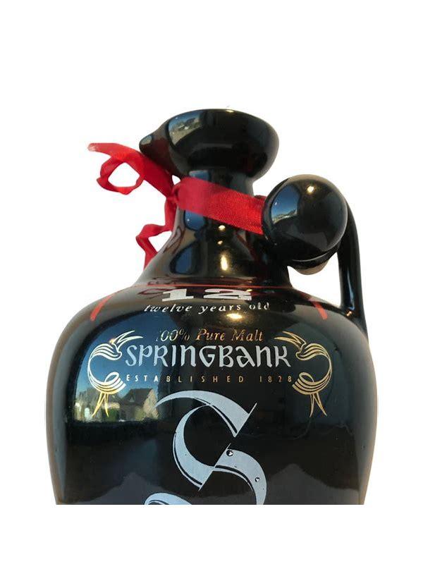 Springbank 12-year-old Ceramic Jug - brown