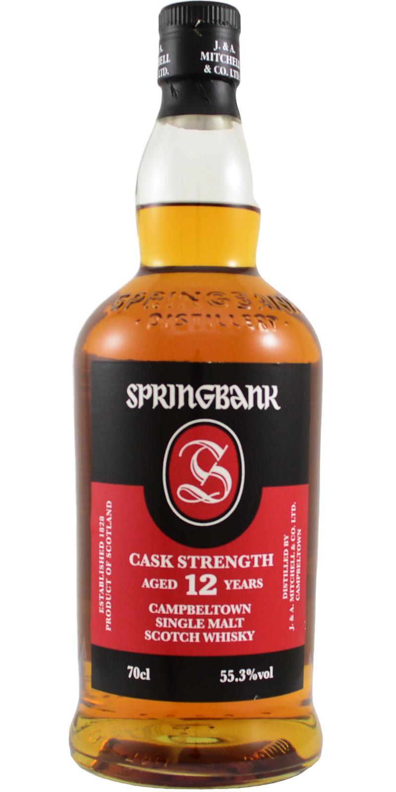 Springbank 12-year-old Cask Strength