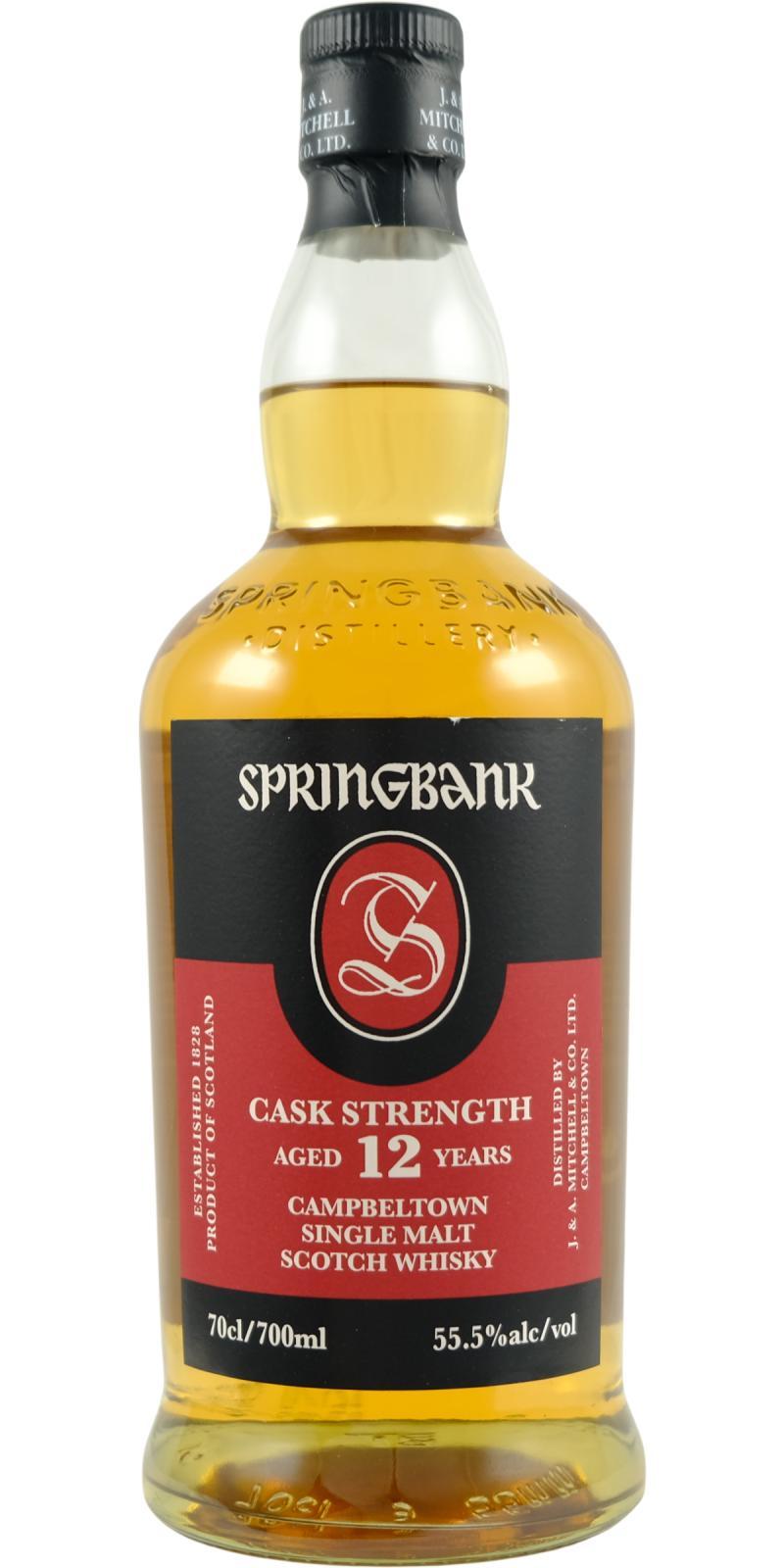 Springbank 12-year-old Cask Strength