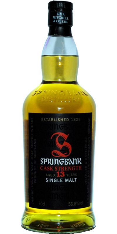 Springbank 13-year-old Cask Strength