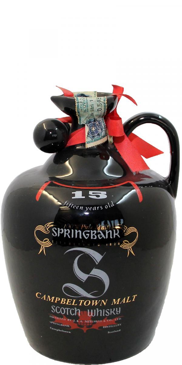 Springbank 15-year-old Black Ceramic Decanter