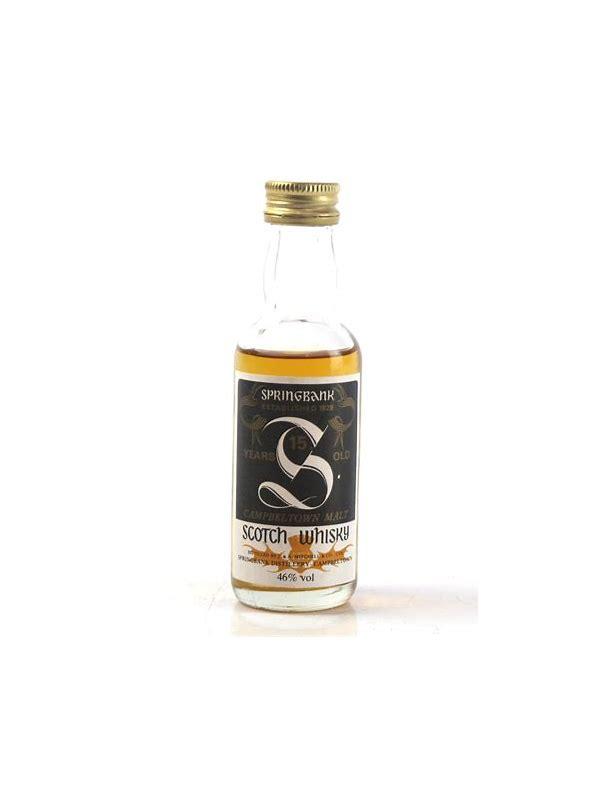 Springbank 15-year-old Black Label - Miniature
