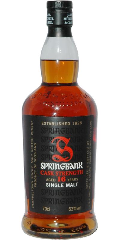 Springbank 16-year-old Cask Strength