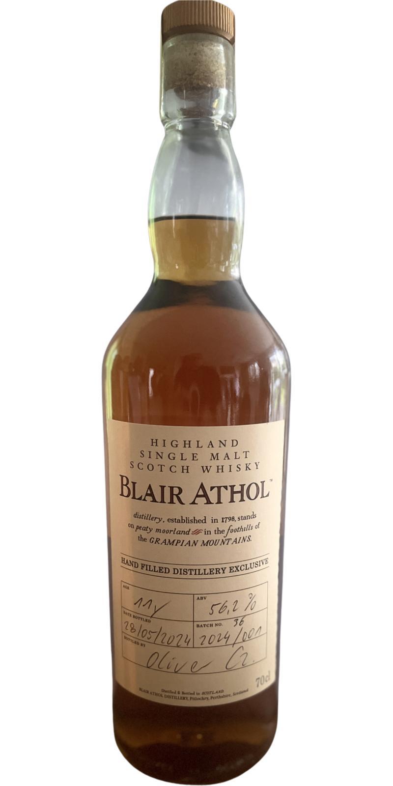 Blair Athol 11-year-old Hand Filled Distillery Exclusive