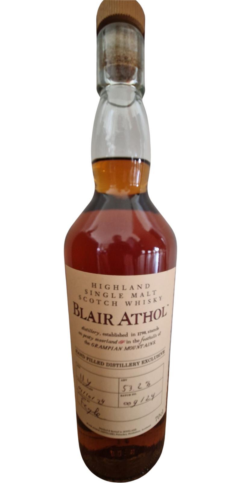 Blair Athol 11-year-old Handfilled - Distillery only