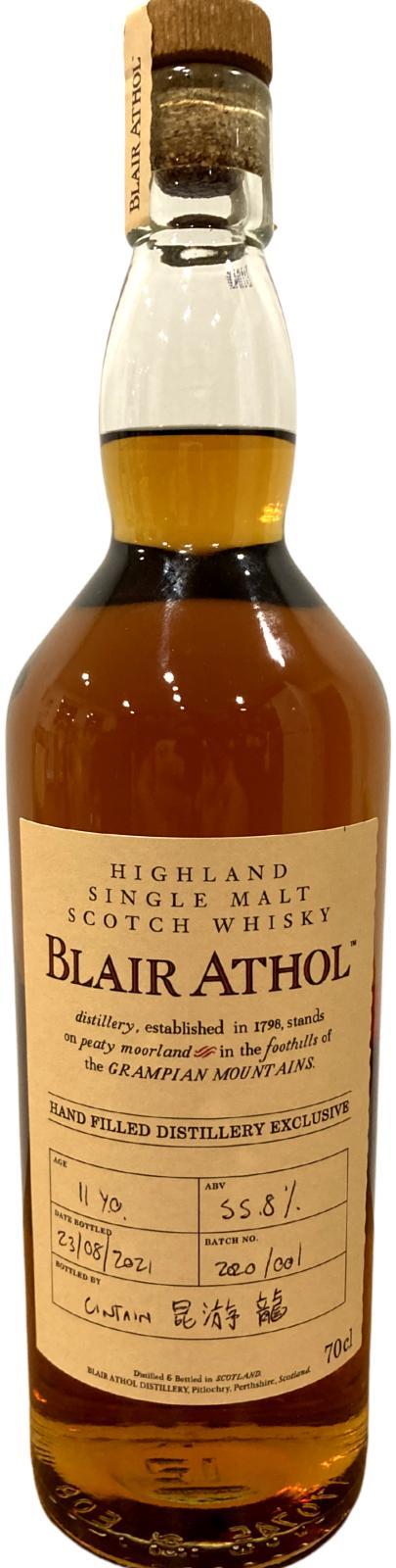 Blair Athol 11-year-old Hand Filled Distillery Exclusive