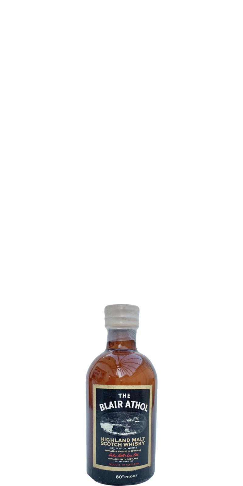 Blair Athol Highland Malt Scotch Whisky