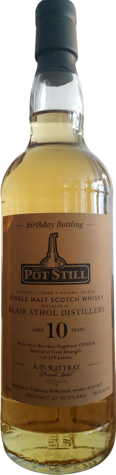 Blair Athol 10-year-old DR Private Label