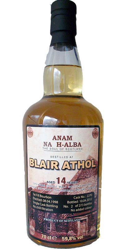 Blair Athol 1998 ANHA The Soul of Scotland