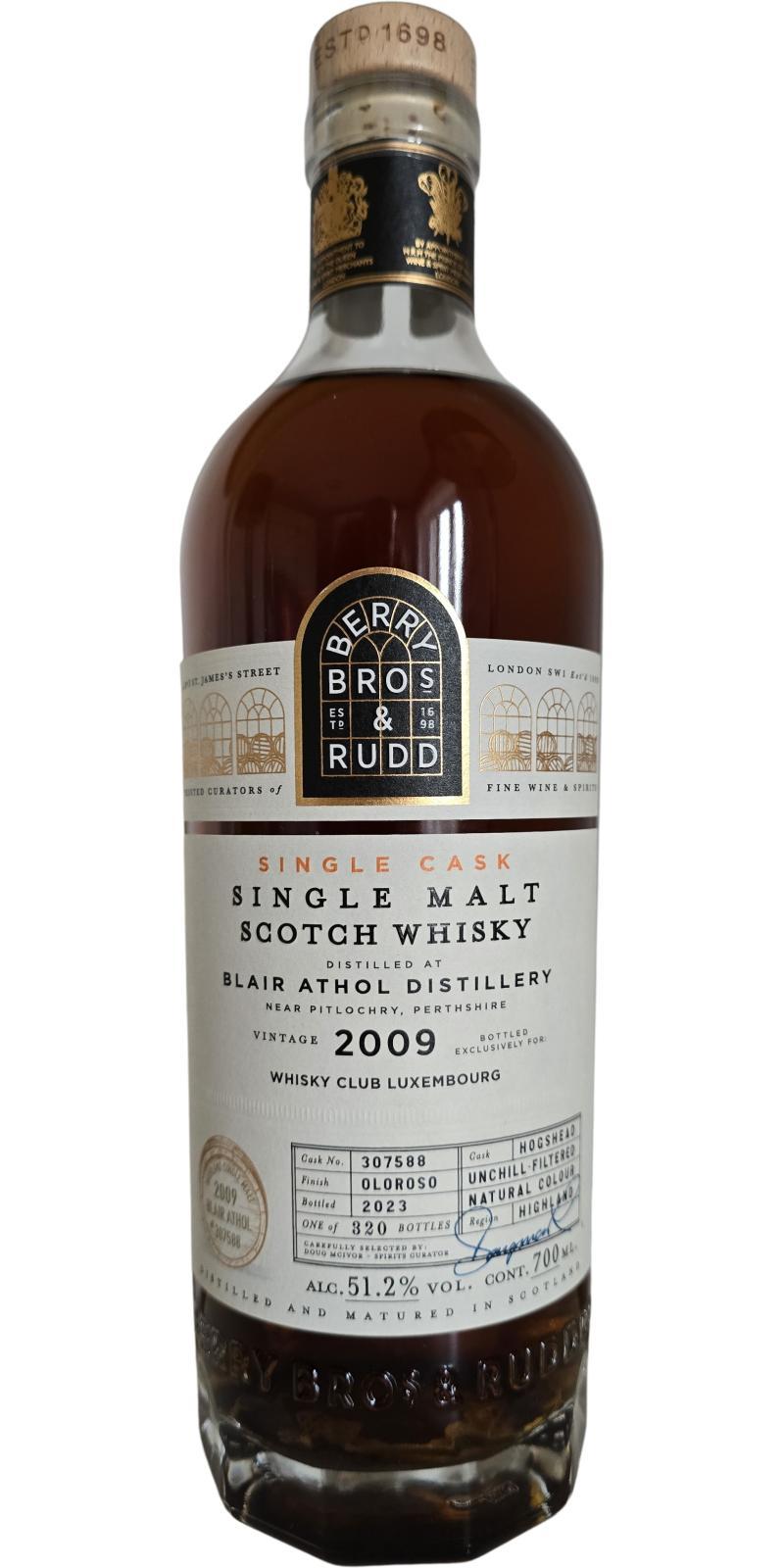 Blair Athol 2009 BR Single Cask