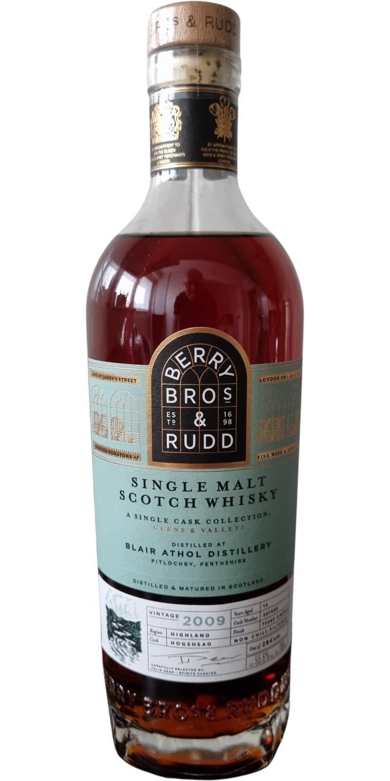 Blair Athol 2009 BR A Single Cask Collection: Glens & Valleys