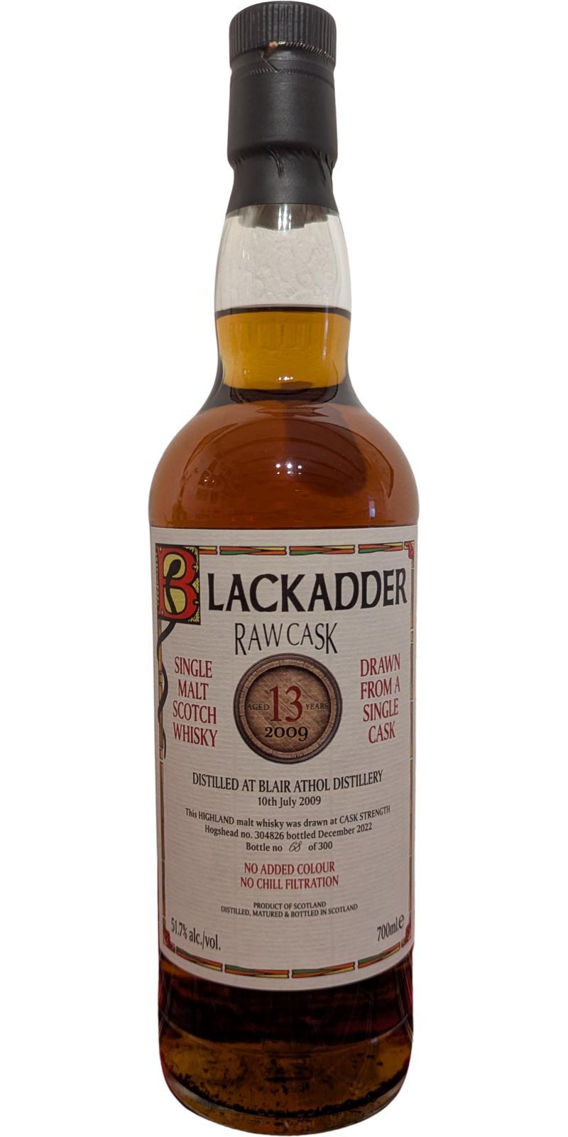 Blair Athol 2009 BA Raw Cask