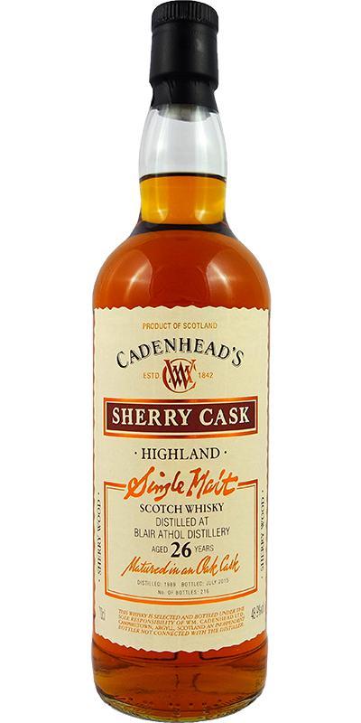 Blair Athol 1989 CA Wood Range - Sherry Cask