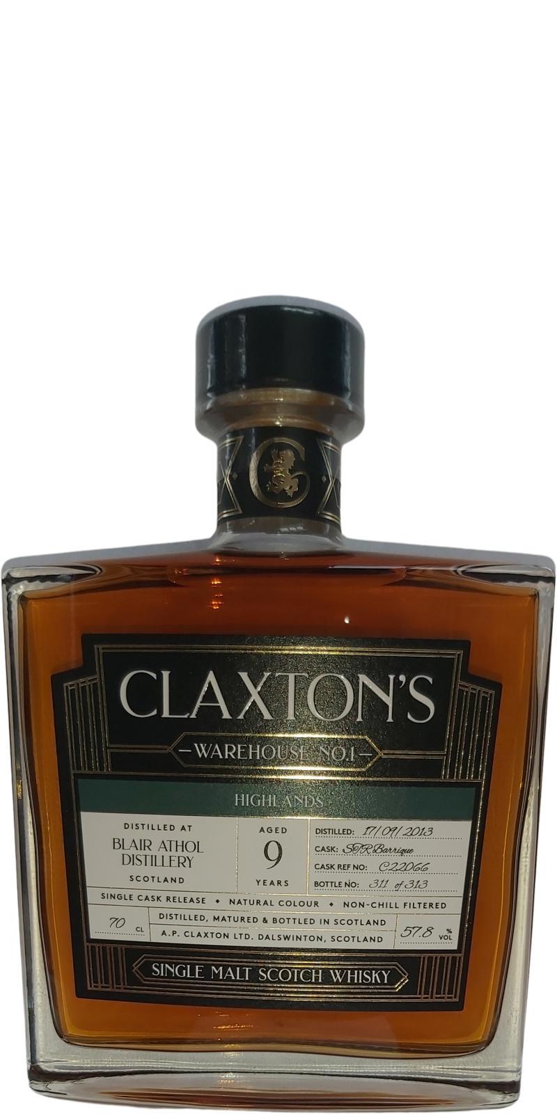 Blair Athol 2013 Cl Warehouse No. 1