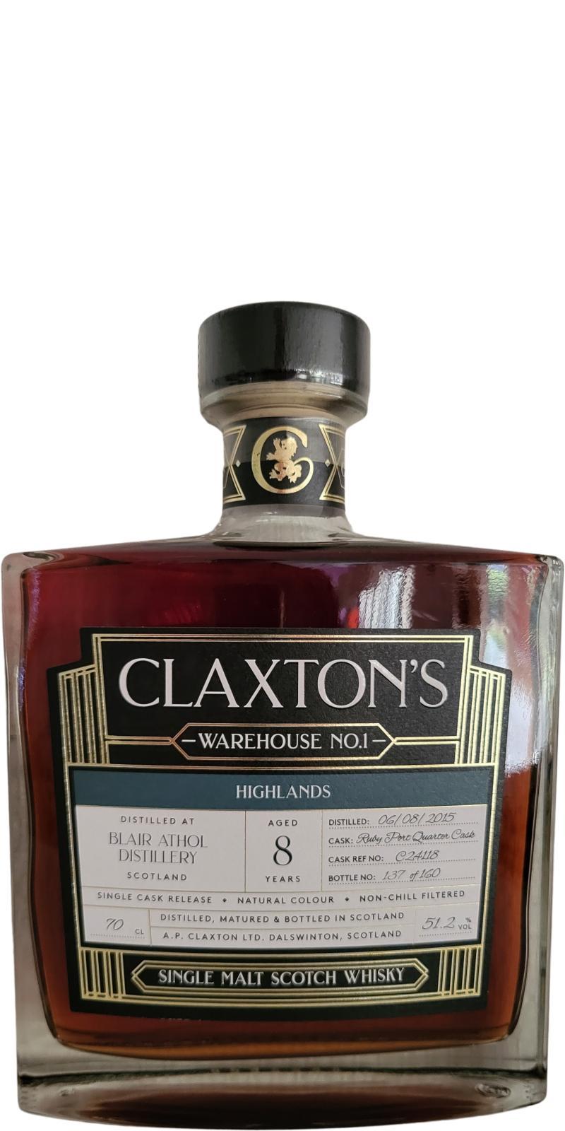 Blair Athol 2015 Cl Warehouse No. 1