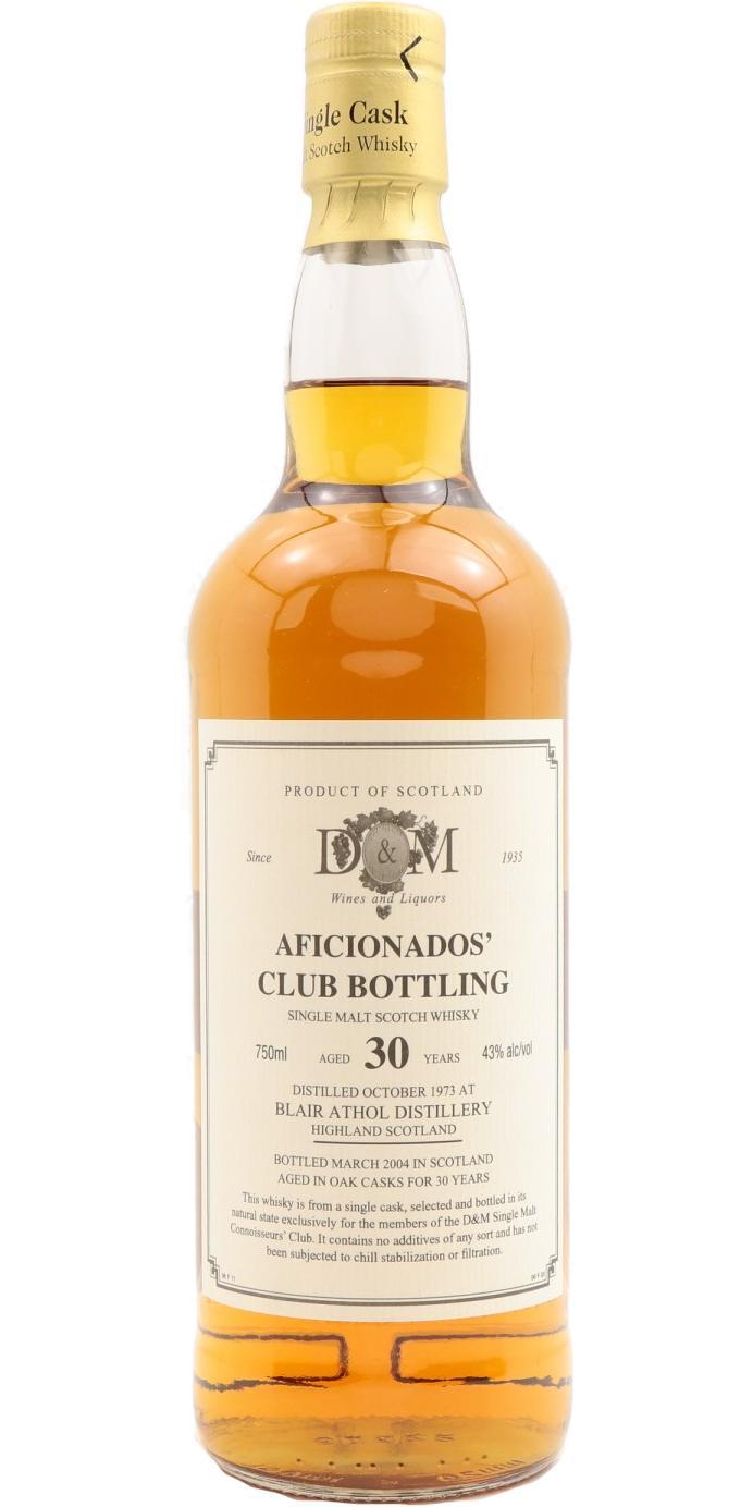 Blair Athol 1973 D&M Aficionados' Club
