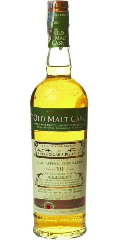 Blair Athol 10-year-old DL The Old Malt Cask - Cigar Malt