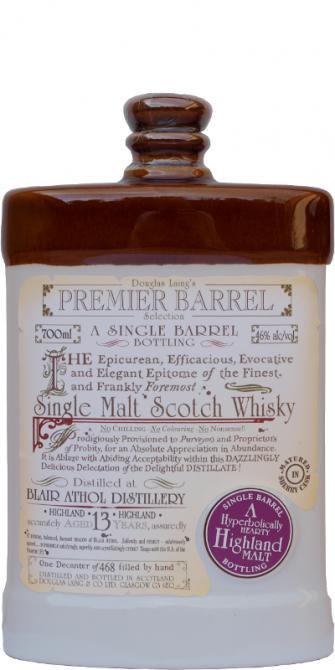 Blair Athol 13-year-old DL Premier Barrel Selection