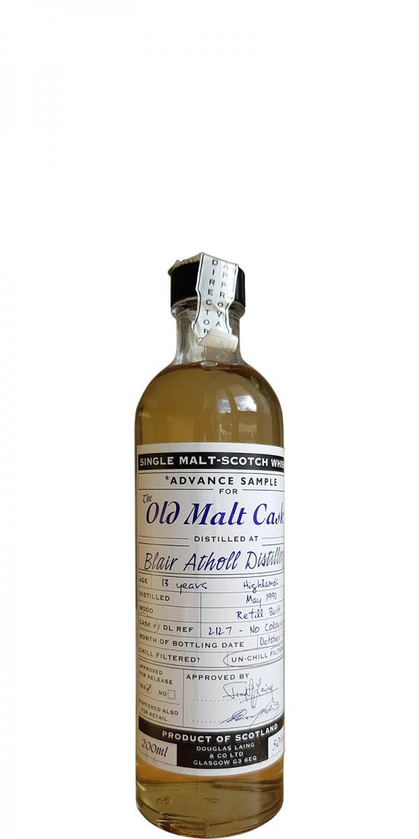 Blair Athol 1990 DL The Old Malt Cask - Advanced Sample