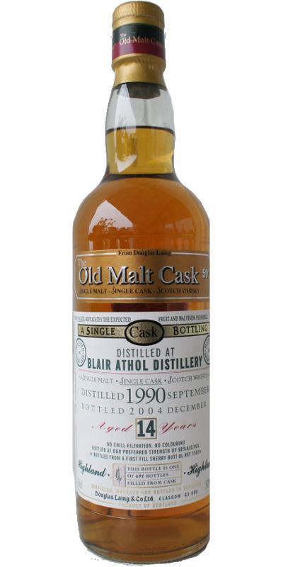 Blair Athol 1990 DL The Old Malt Cask