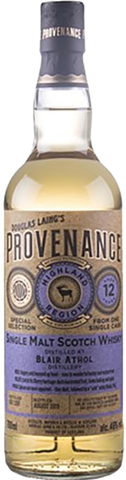 Blair Athol 2007 DL Provenance