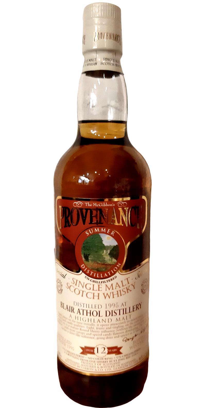 Blair Athol 1995 McG McGibbon's Provenance