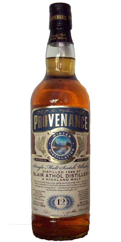 Blair Athol 1999 McG McGibbon's Provenance