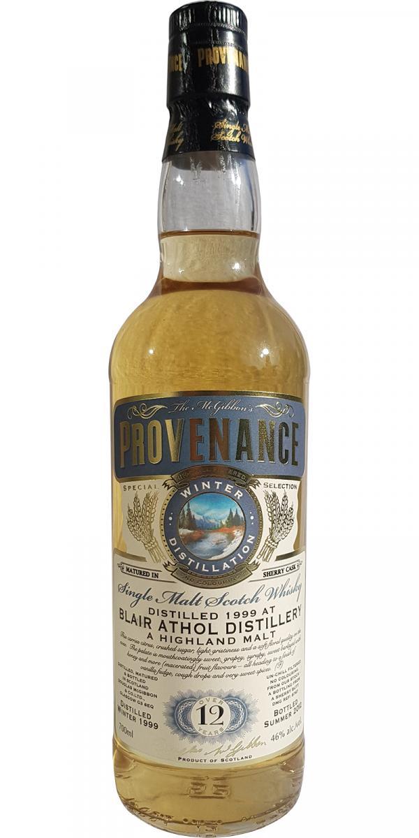Blair Athol 1999 McG McGibbon's Provenance