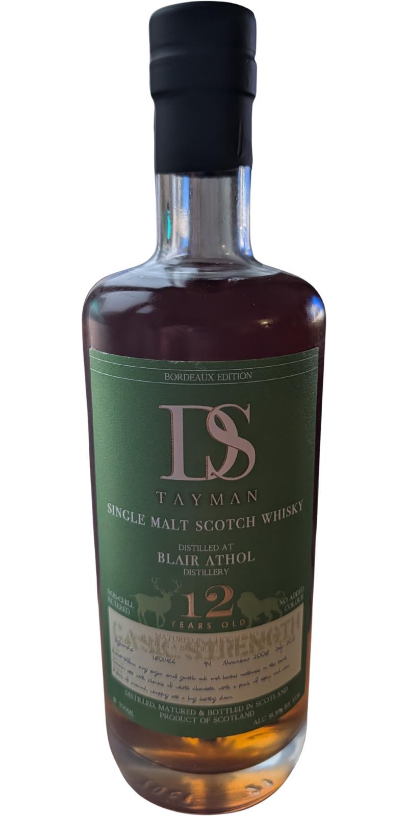 Blair Athol 2008 DST Bordeaux Edition