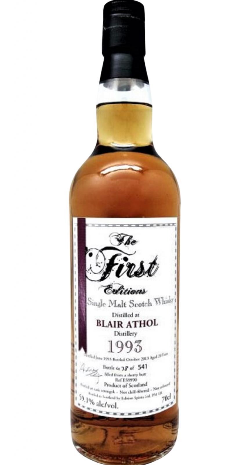 Blair Athol 1993 ED The First Editions