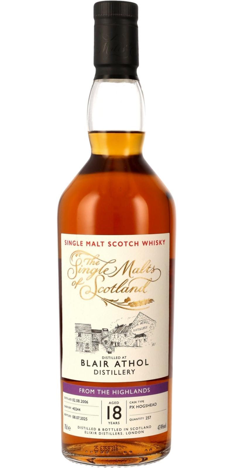 Blair Athol 2006 ElD The Single Malts of Scotland