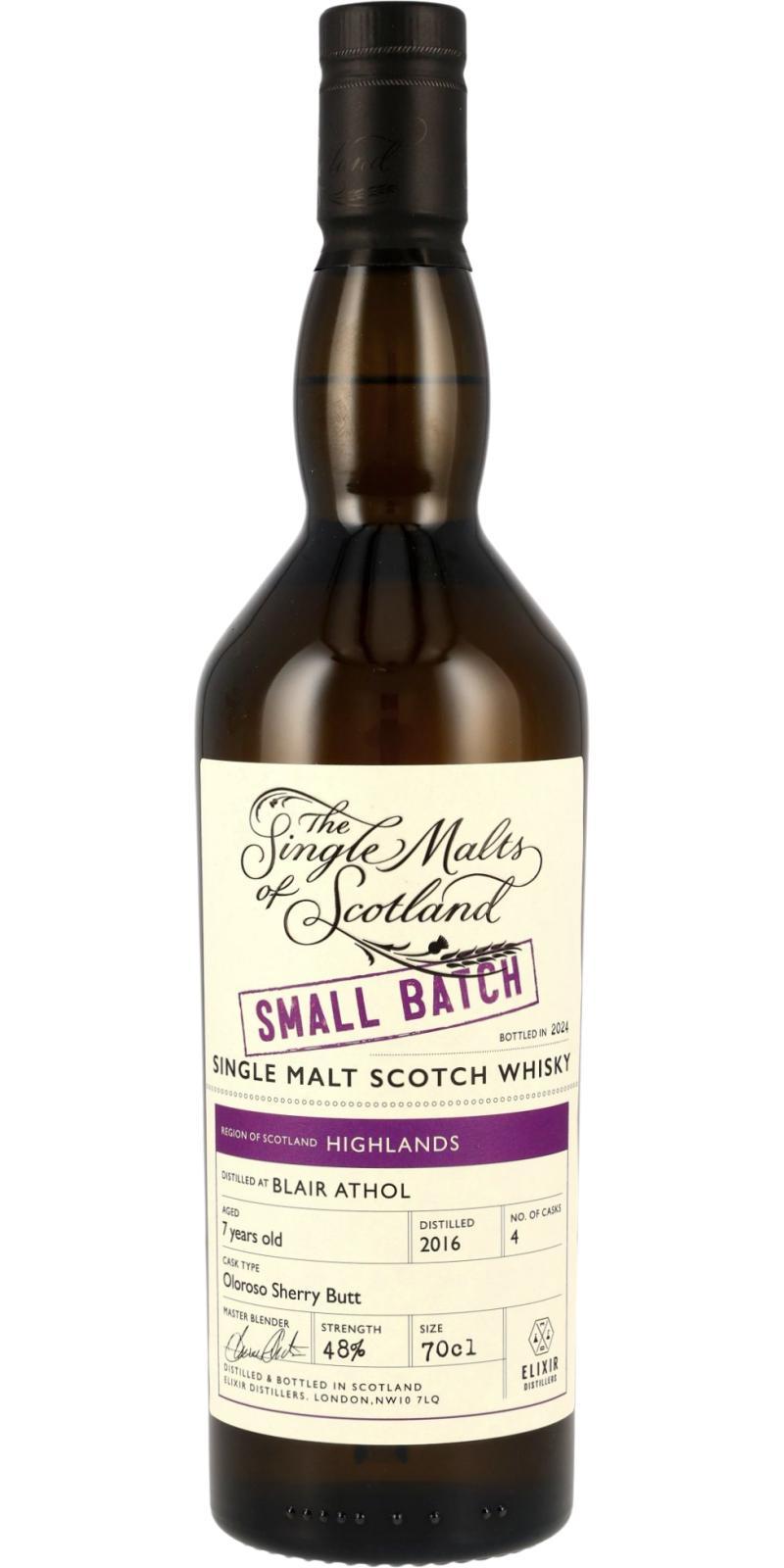 Blair Athol 2016 ElD The Single Malts of Scotland - Small Batch