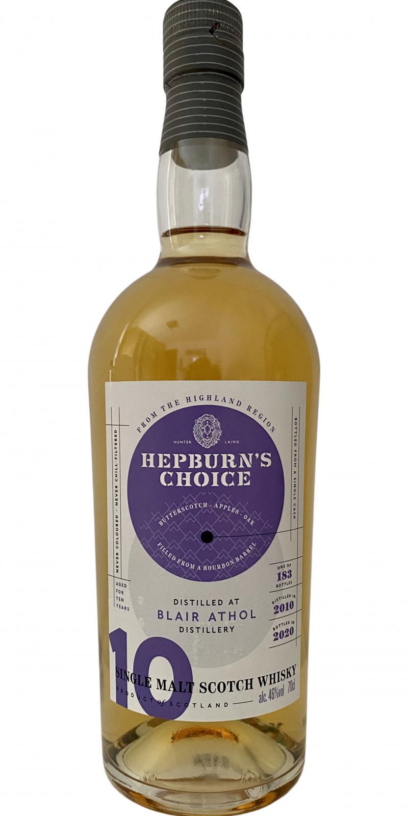Blair Athol 2010 HL Hepburn's Choice
