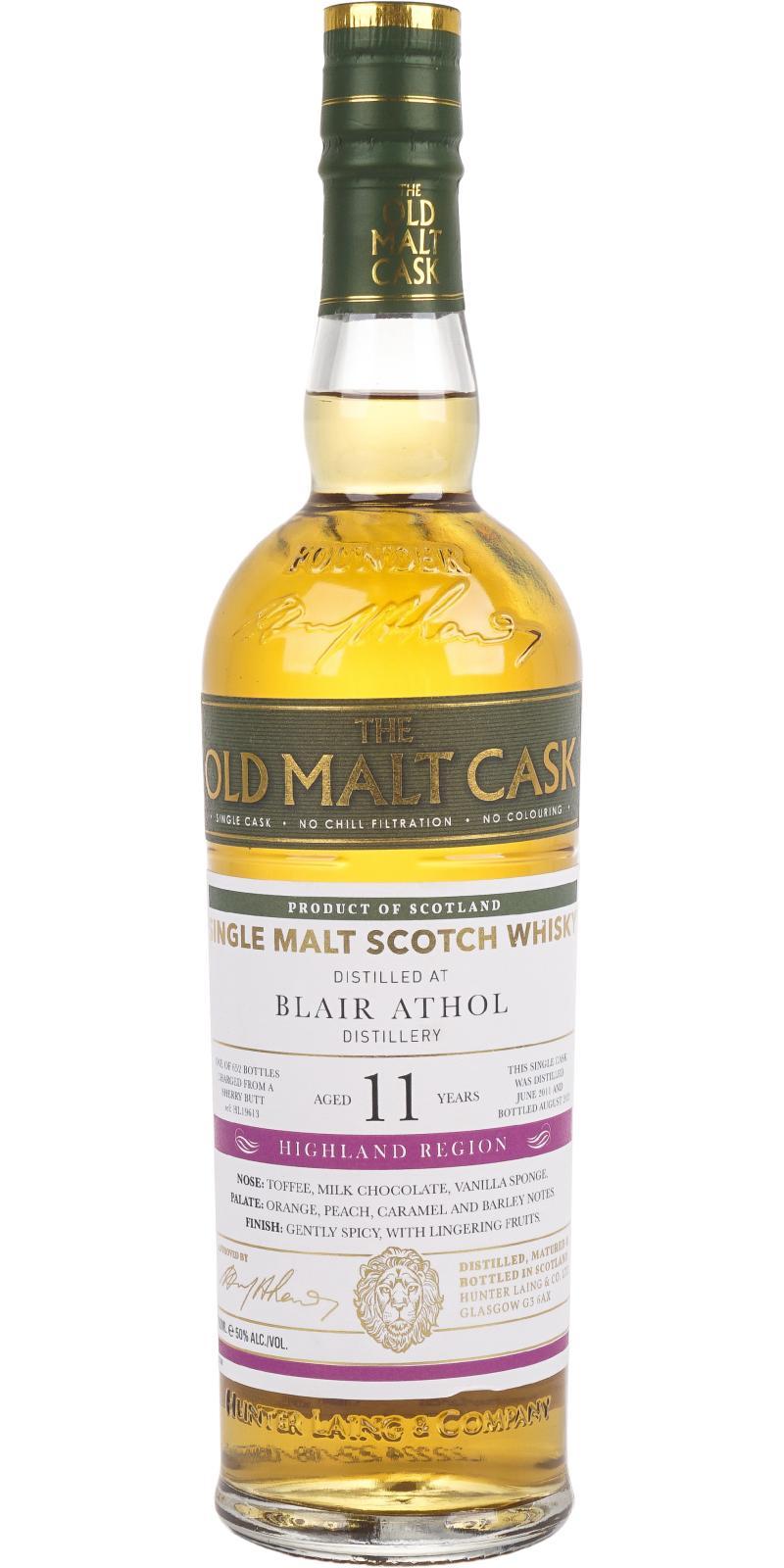 Blair Athol 2011 HL The Old Malt Cask
